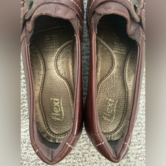 Flexi brown leather loafers - Picture 6 of 10